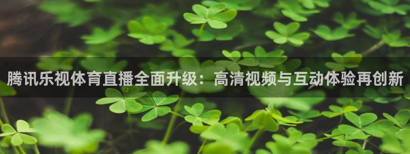 腾讯乐视体育直播全面升级：高清视频与互动体验再创新